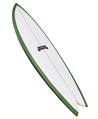 Deathless Green White Fish Surfboard Butt Jaw