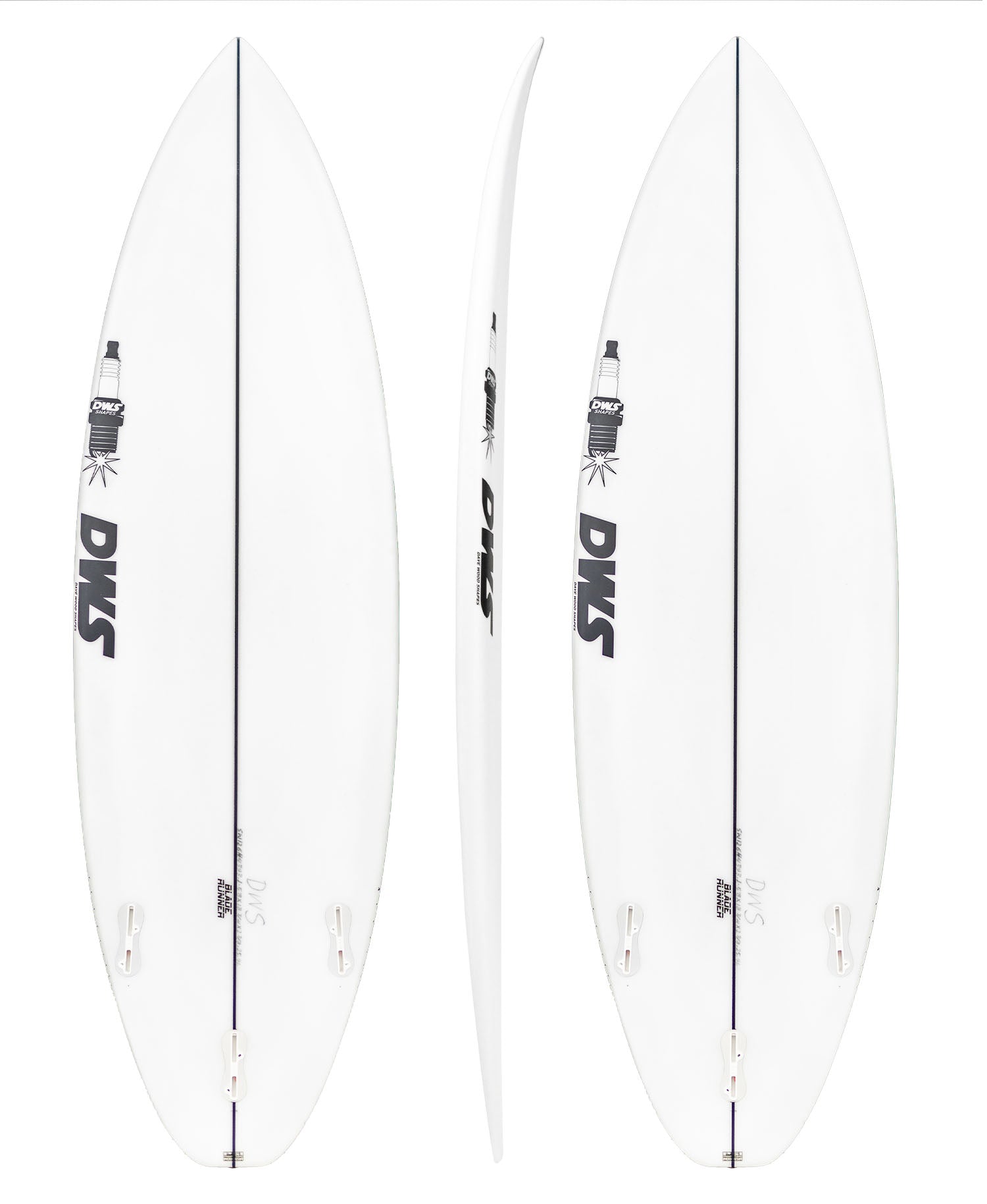 High Performance Shortboard DWS 'Blade Runner' High Performance Shortboard – Sideways
