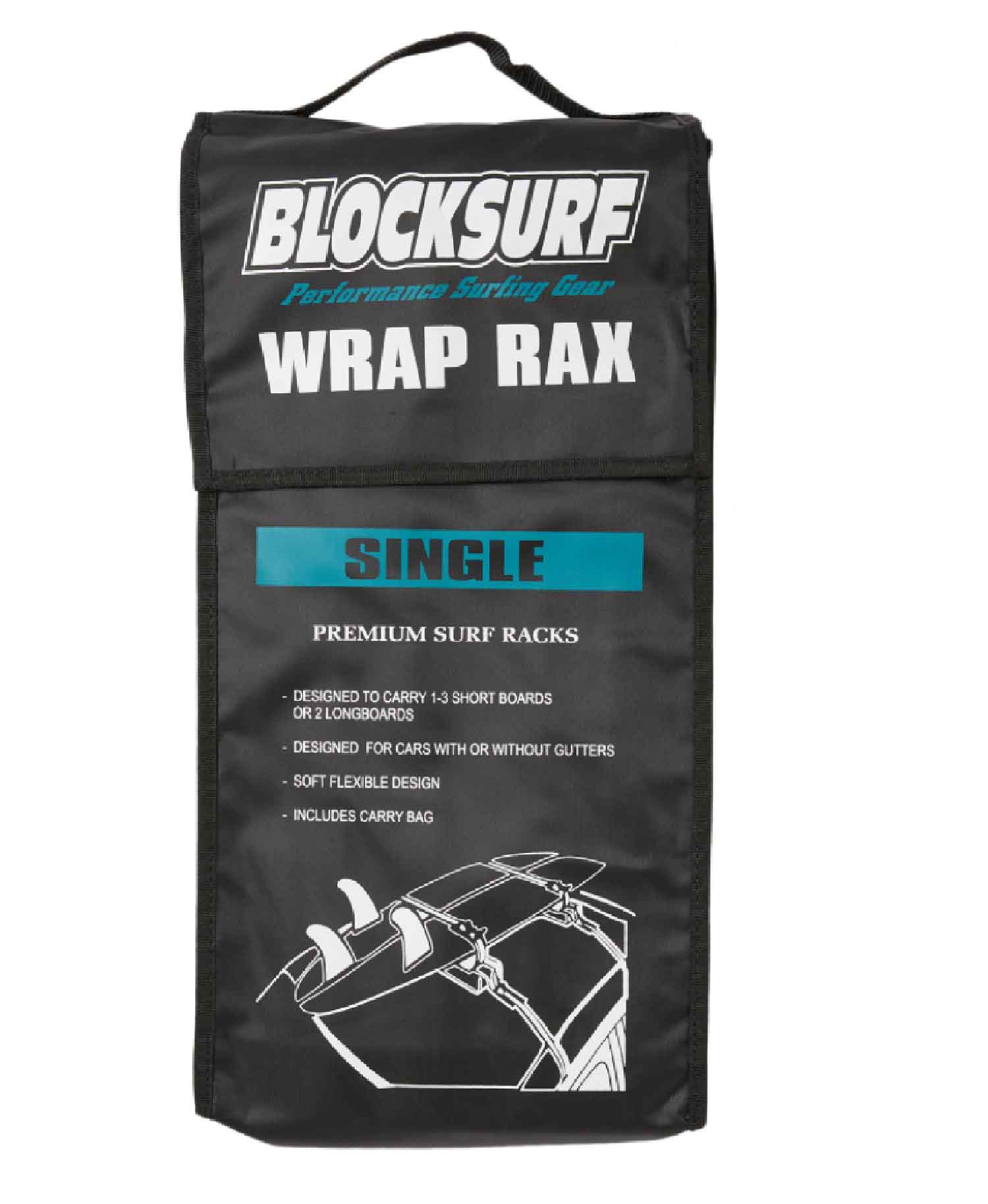 Blocksurf Car Roof - Wrap Rax Surfboard Bike and Car Racks – Sideways
