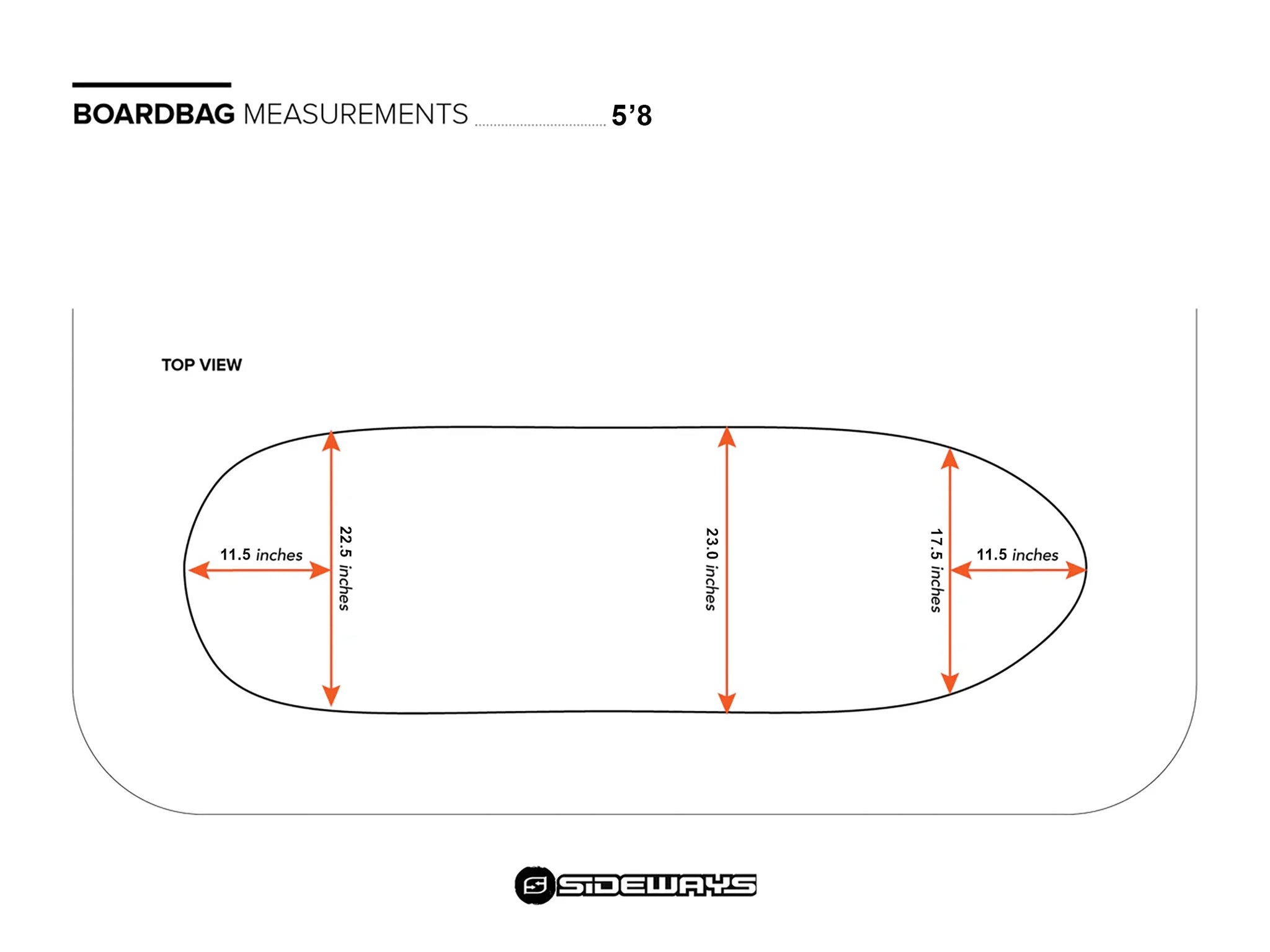 SIDEWAYS DELUXE SURFBOARD TRAVEL BAG