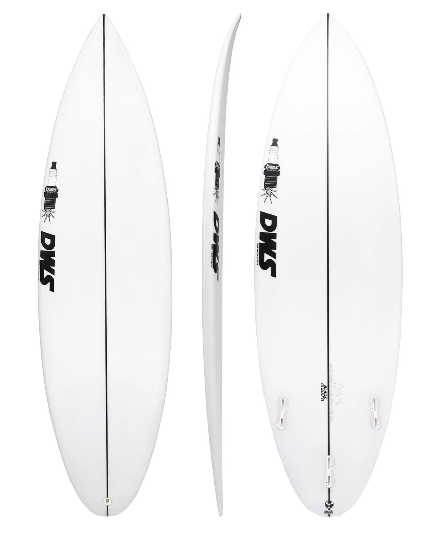 High Performance Shortboard DWS 'Blade Runner' High Performance Shortboard – Sideways