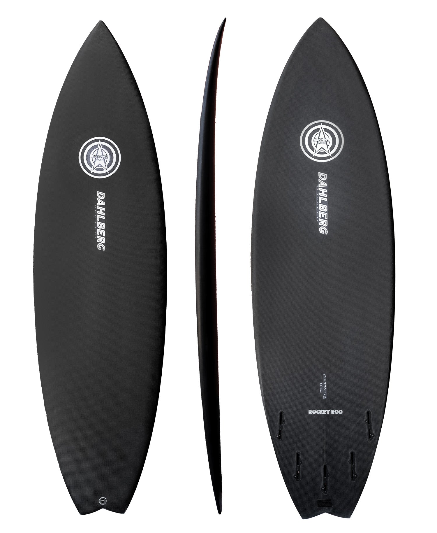 DAHLBERG CARBON 'ROCKET ROD' SHORTBOARD