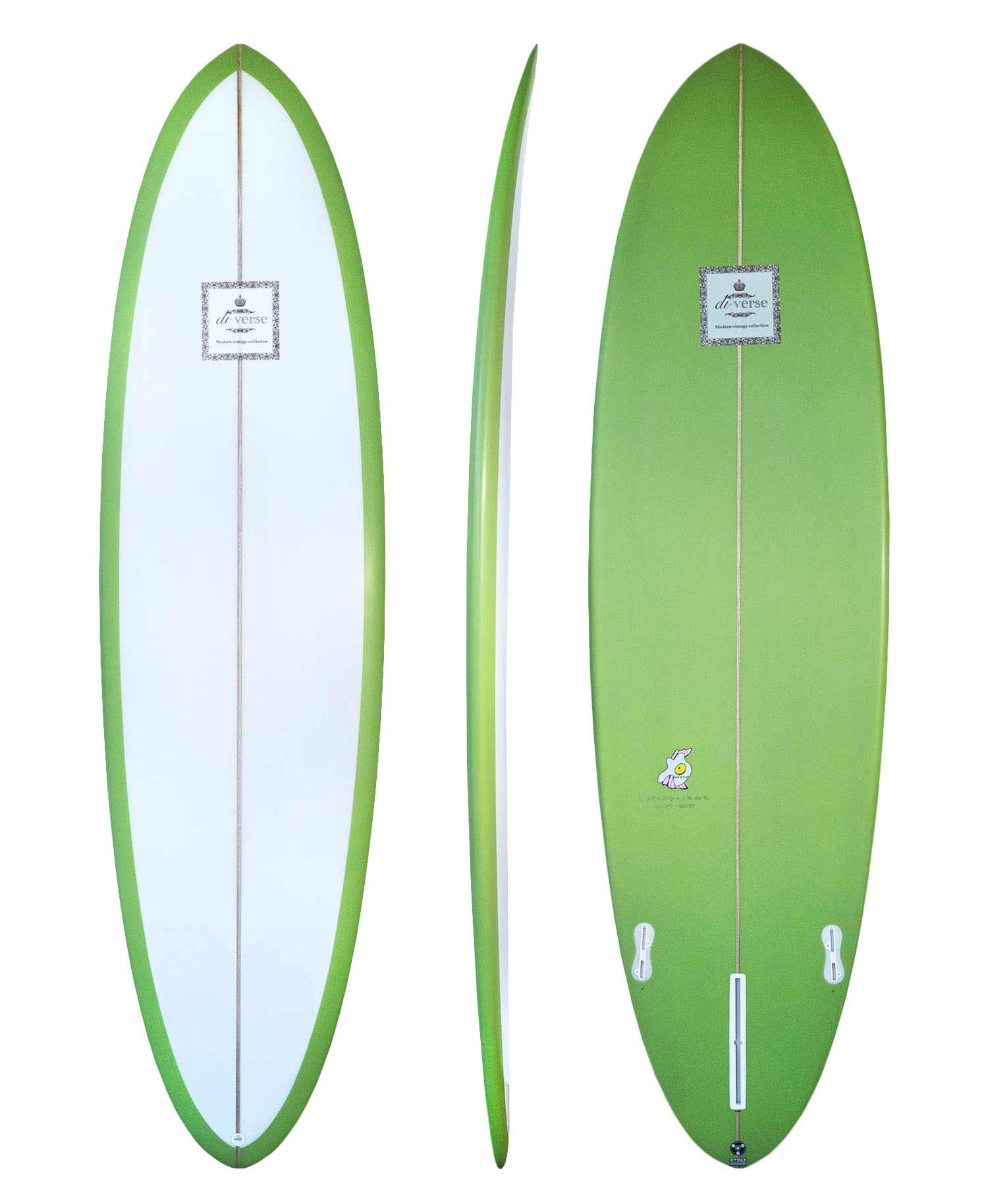 DIVERSE ' BACON AND EGGS' SURFBOARD