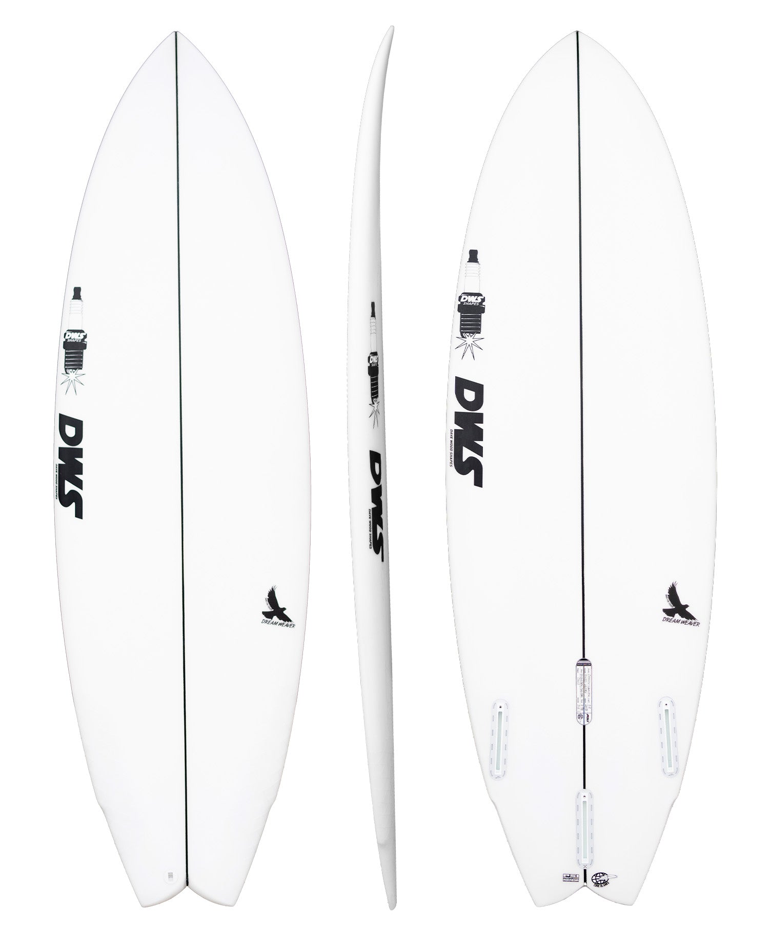 DWS 'DREAM WEAVER' TWIN SHORTBOARD
