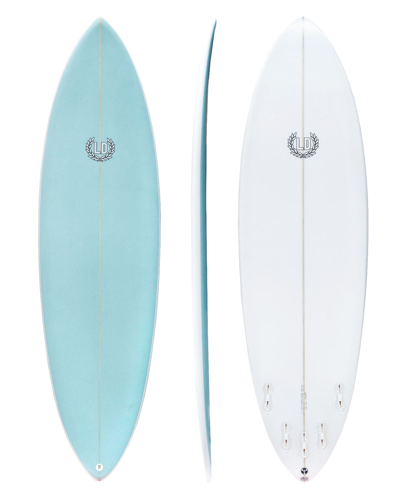 LUKE DORRINGTON 'RAINBOW' QUAD SURFBOARD