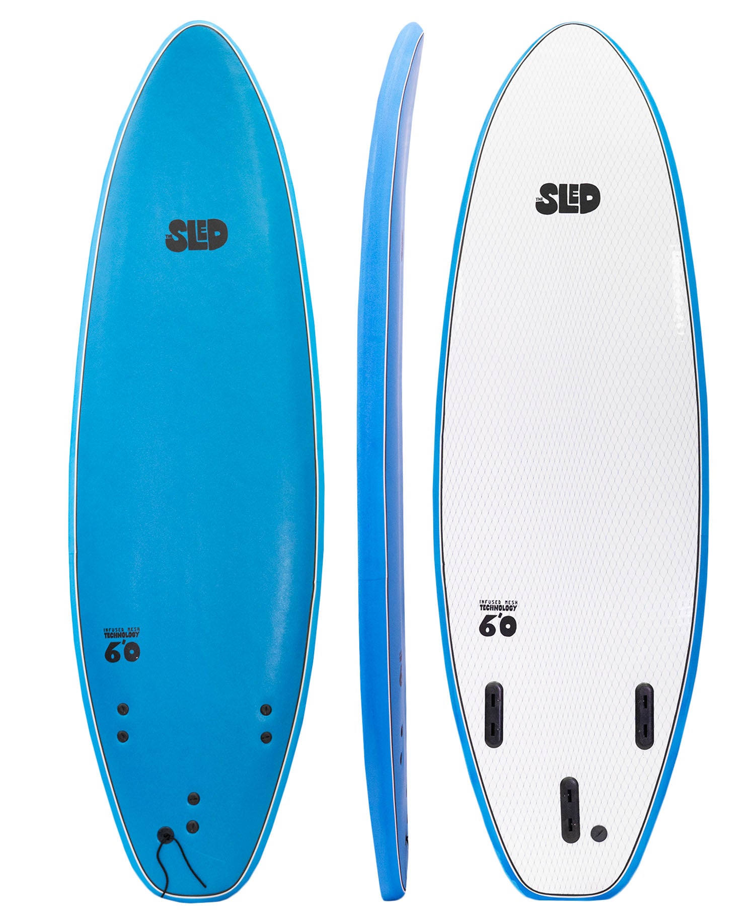 The 'SLED' Softboard Shortboard – Sideways