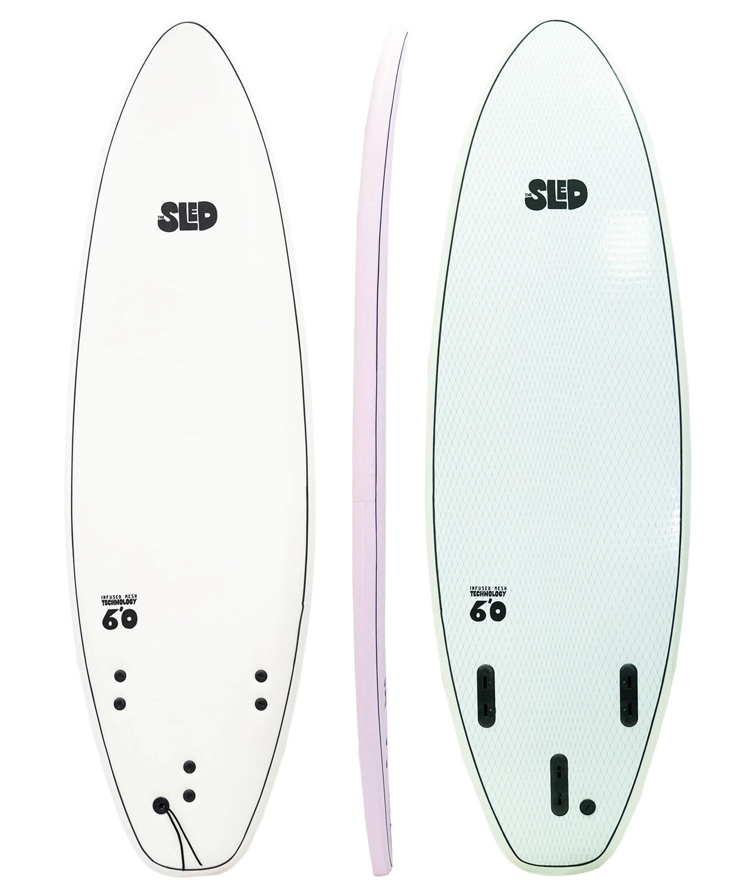 The 'SLED' Softboard Shortboard – Sideways