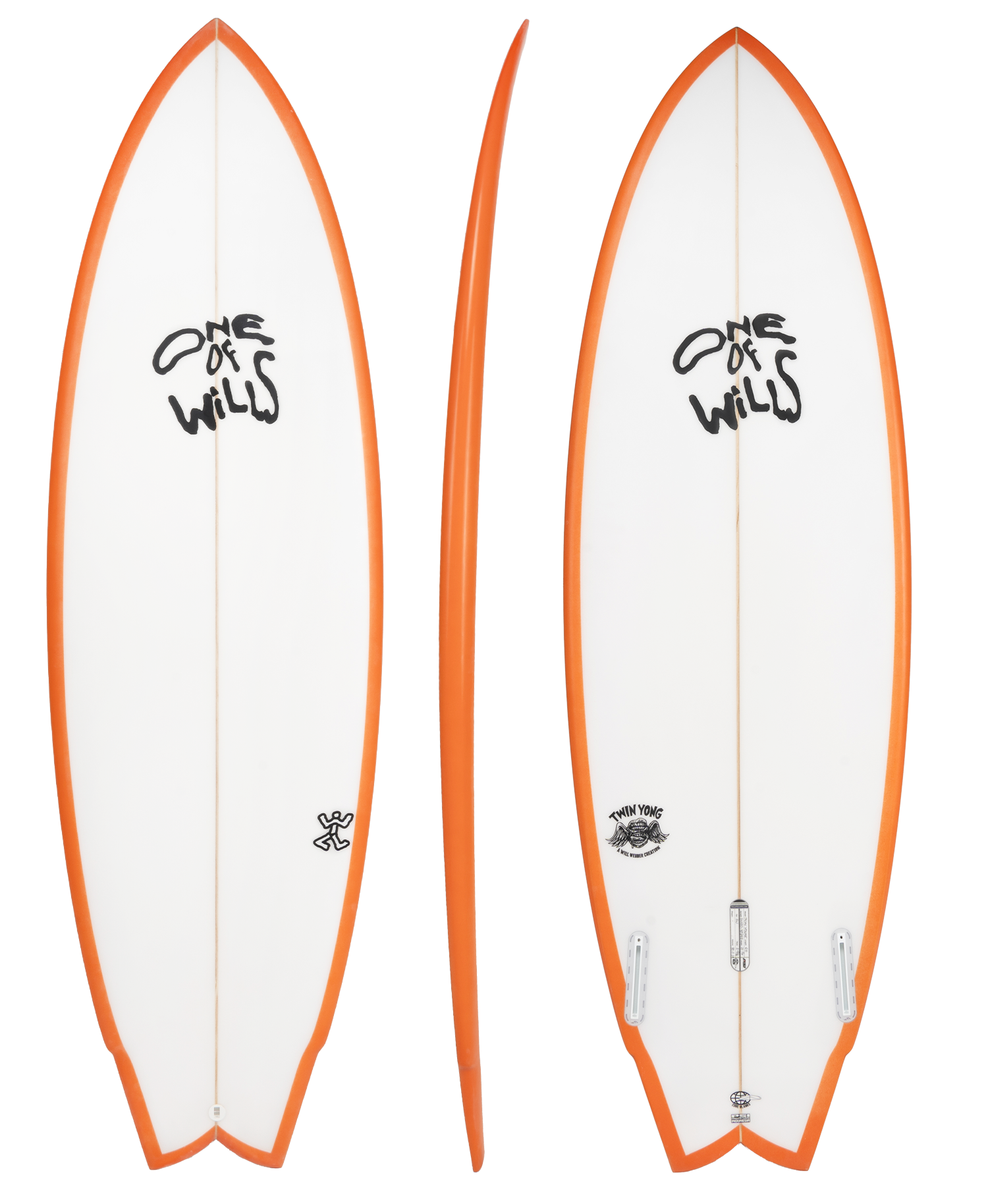 WILL WEBBER "TWIN YONG" TWIN SURFBOARD