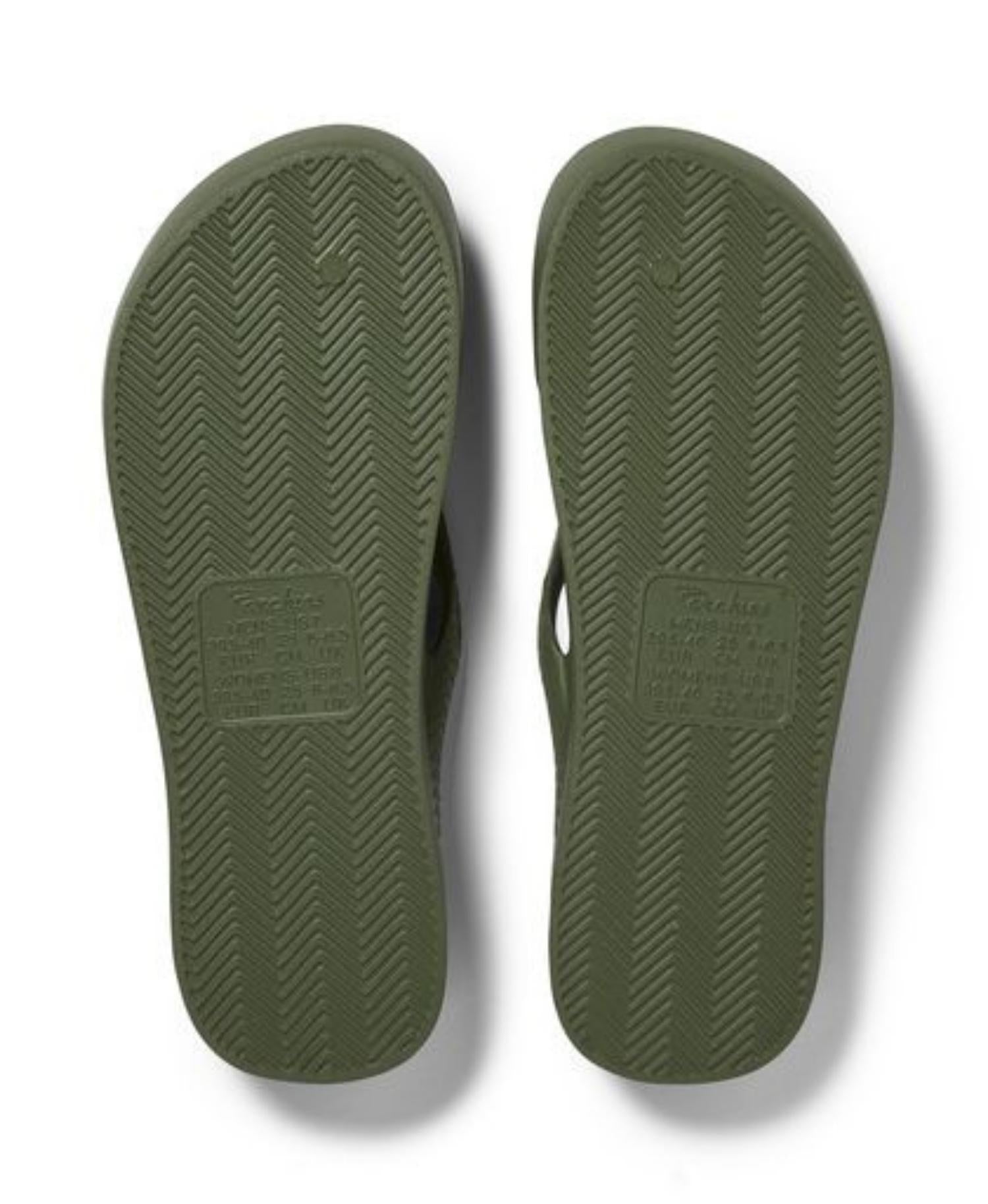 ARCHIES - KHAKI ARCH SUPPORT THONGS