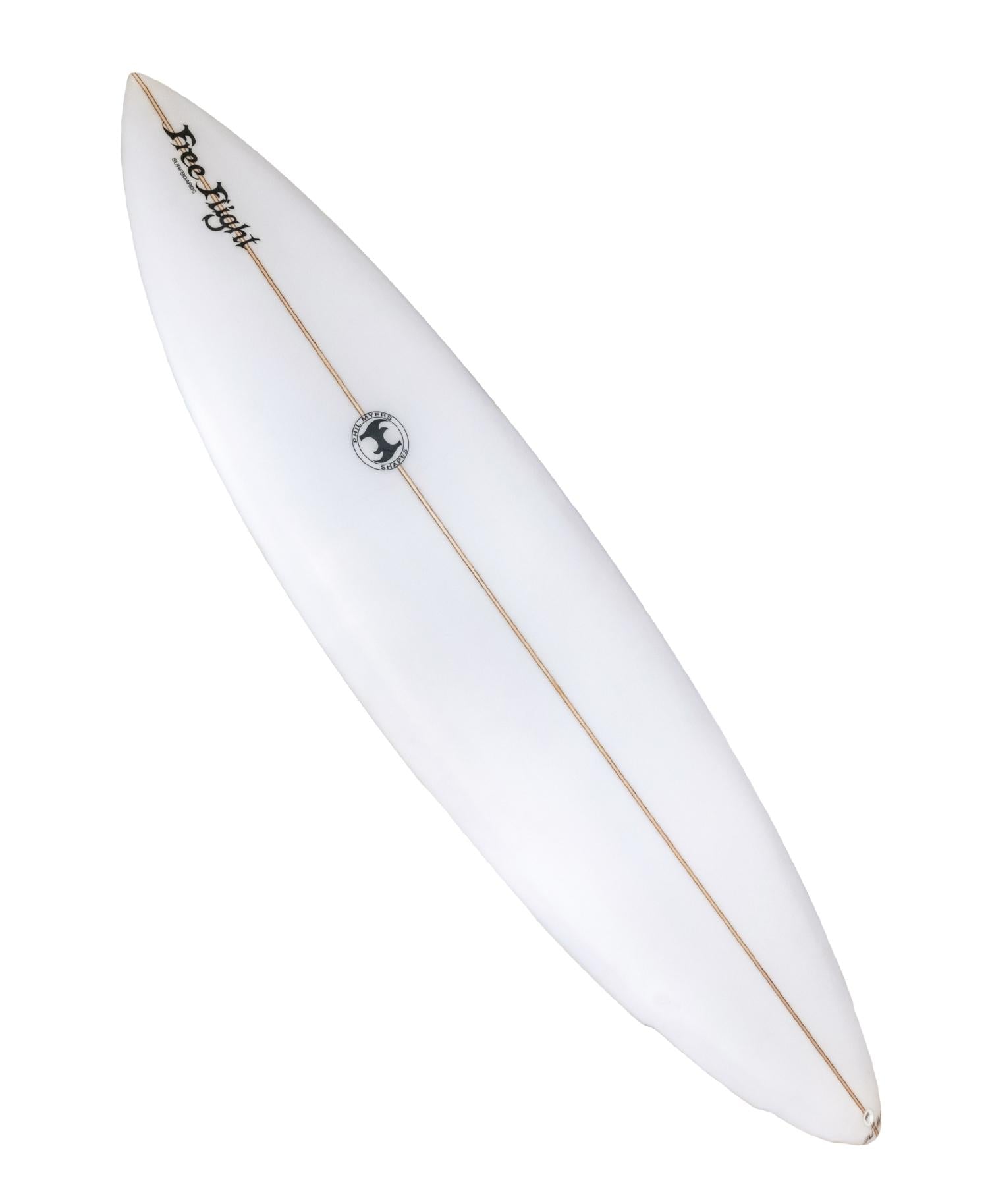 Free Flight Phil Myers 'COL SMITH' 6 Channel Single fin Surfboard