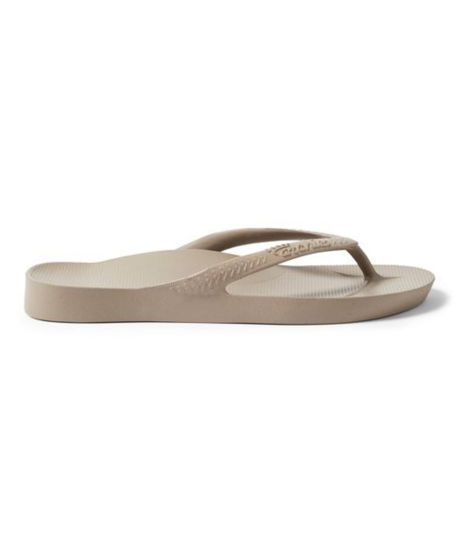 ARCHIES - TAUPE ARCH SUPPORT THONGS